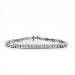 Load image into Gallery viewer, 18k White Gold 3.00ct Diamond Tennis Bracelet