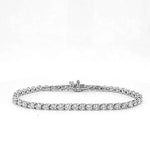 Load image into Gallery viewer, 14K White Gold 6.07ct Diamond Tennis Bracelets