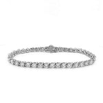 Load image into Gallery viewer, 14K White Gold 7.81ct Diamond Tennis Bracelet
