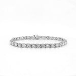 Load image into Gallery viewer, 14K White Gold 10.53ct Diamond Tennis Bracelet