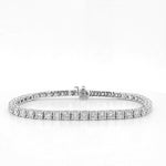 Load image into Gallery viewer, 14k White Gold 7.62ct Diamond Tennis Bracelet