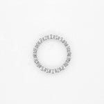 Load image into Gallery viewer, 14k White Gold 0.83 Carat Bezel Eternity Wedding Band