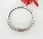 Load image into Gallery viewer, 18k White Gold 6.36 Carat Bangle