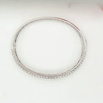 Load image into Gallery viewer, 18k White Gold 4.93 Carat Bangle