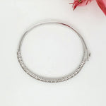 Load image into Gallery viewer, 14k White Gold 2.60 Carat Bangle