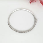 Load image into Gallery viewer, 14k White Gold 4.12 Carat Bangle