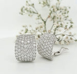 Load image into Gallery viewer, 18k White Gold 7.73 Carat Earrings