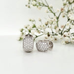 Load image into Gallery viewer, 18k White Gold 0.73 Carat Earrings