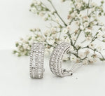 Load image into Gallery viewer, 18k White Gold 1.38 Carat Earrings