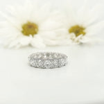 Load image into Gallery viewer, 18k White Gold 5.94 Carat Wedding Band