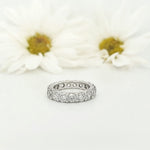 Load image into Gallery viewer, 14k White Gold 4.12 Carat Wedding Band