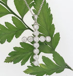 Load image into Gallery viewer, 18k White Gold 0.80 Carat Pendant