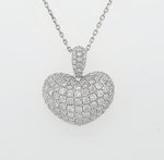 Load image into Gallery viewer, 14k White Gold 1.48 Carat Pendant