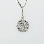 Load image into Gallery viewer, 18k White Gold 0.67 Carat Pendant