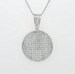 Load image into Gallery viewer, 14k White Gold 2.70 Carat Pendant