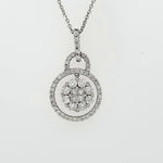 Load image into Gallery viewer, 18k White Gold 1.14 Carat Pendant
