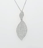 Load image into Gallery viewer, 18k White Gold 1.20 Carat Pendant