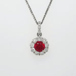 Load image into Gallery viewer, 14k White Gold 2.13 Carat Pendant