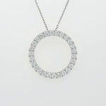 Load image into Gallery viewer, 18k White Gold 1.31 Carat Pendant