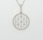Load image into Gallery viewer, 18k White Gold 0.58 Carat Pendant