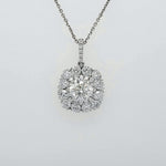 Load image into Gallery viewer, 18k White Gold 2.20 Carat Pendant