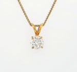 Load image into Gallery viewer, 14k Yellow Gold 1.00 Carat Pendant