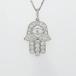 Load image into Gallery viewer, 18k White Gold 1.56 Carat Pendant