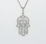 Load image into Gallery viewer, 18k White Gold 1.34 Carat Pendant