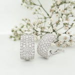 Load image into Gallery viewer, 18k White Gold 4.52 Carat Earrings