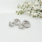 Load image into Gallery viewer, 18k White Gold 2.98 Carat Earrings