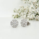 Load image into Gallery viewer, 18k White Gold 2.02 Carat Earrings