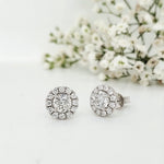 Load image into Gallery viewer, 18k White Gold 2.19 Carat Earrings