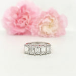 Load image into Gallery viewer, 14k White Gold 2.62 Carat Wedding Band