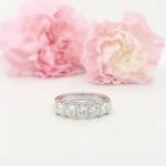 Load image into Gallery viewer, 14k White Gold 2.10 Carat Wedding Band