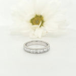 Load image into Gallery viewer, 18k White Gold 0.73 Carat Wedding Band