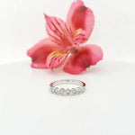 Load image into Gallery viewer, 18k White Gold 0.35 Carat Wedding Band