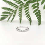 Load image into Gallery viewer, 18k White Gold 0.52 Carat Wedding Band
