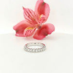 Load image into Gallery viewer, 18k White Gold 0.75 Carat Wedding Band
