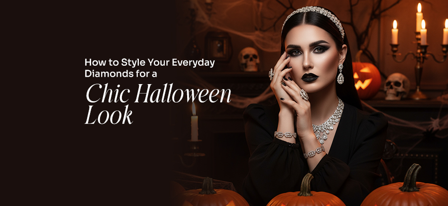 How to Style Your Everyday Diamonds for a Chic Halloween Look