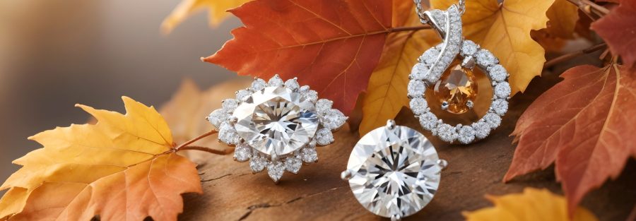 Autumn wedding jewelry ideas for brides and bridesmaids