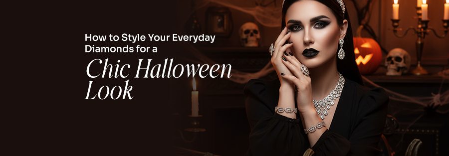 Halloween jewelry how to style your everyday diamonds for a chic halloween look