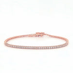 Load image into Gallery viewer, 14k Rose Gold 1.70ct Diamond Tennis Bracelet
