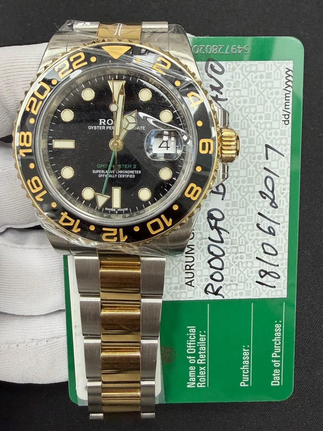 ROLEX GMT MASTER II 116713LN