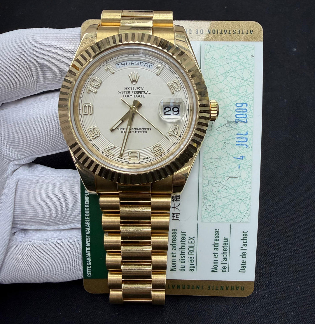 ROLEX DAY-DATE II 218238