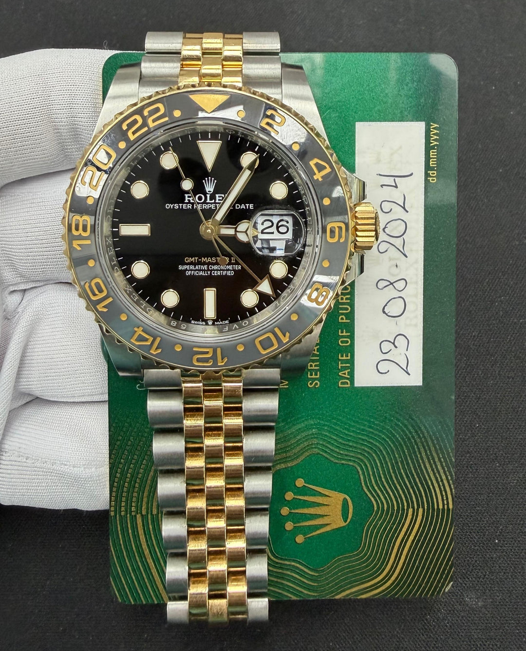 ROLEX GMT MASTER II 126713GRNR