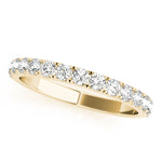Load image into Gallery viewer, Straight Split Prong Diamond Wedding Band - 14Kt Yellow - 1 CT - Natural VS1-VS2, F-G - 85132-1
