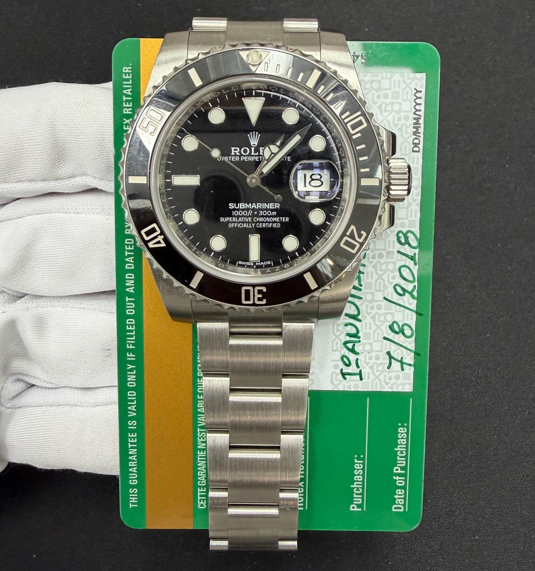 ROLEX SUBMARINER DATE 116610LN