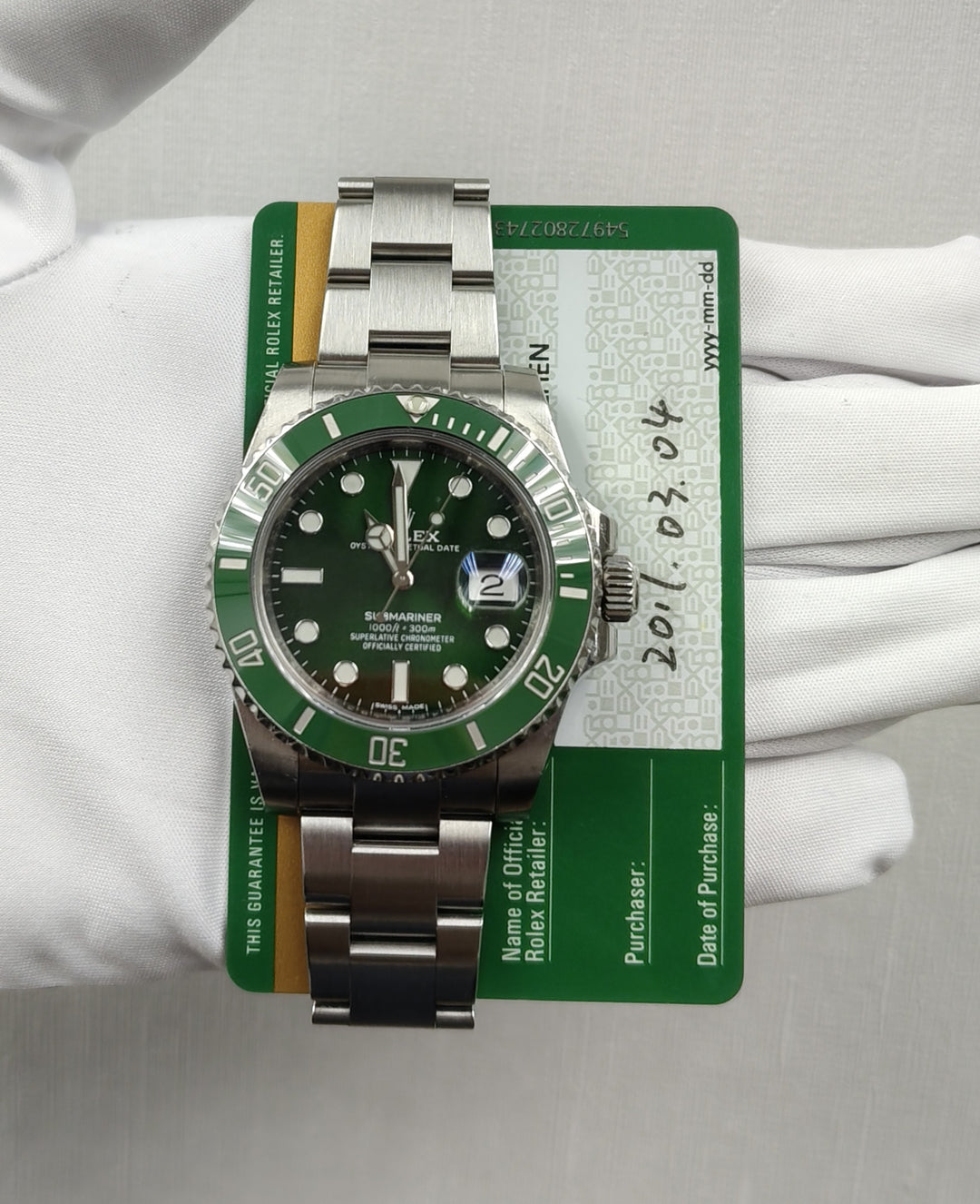 ROLEX SUBMARINER DATE 116610LV