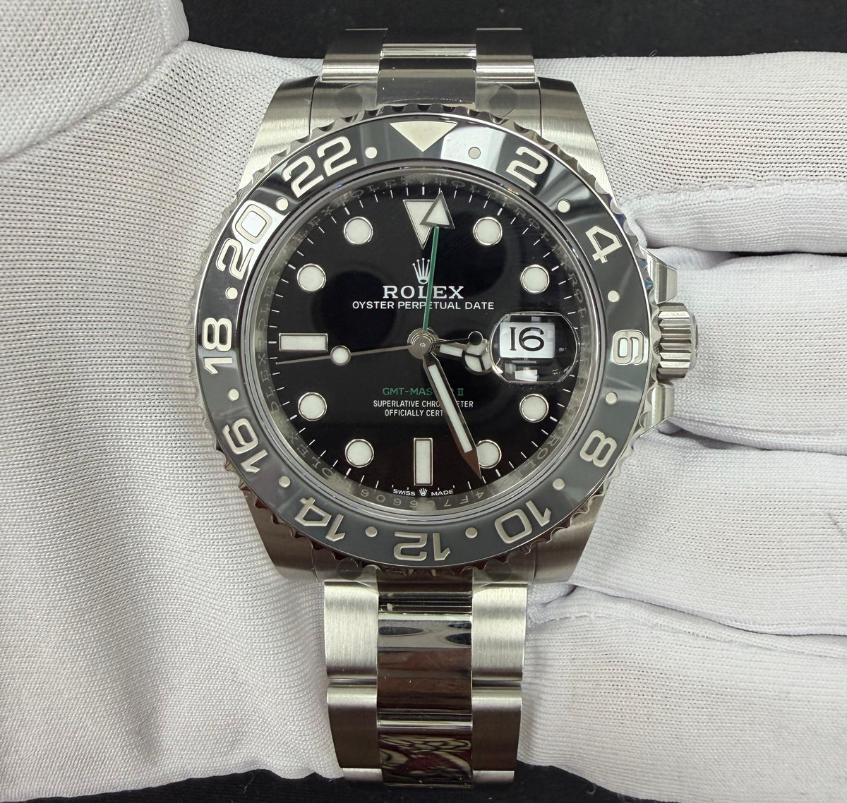 Rolex gmt master ii 126710grnr