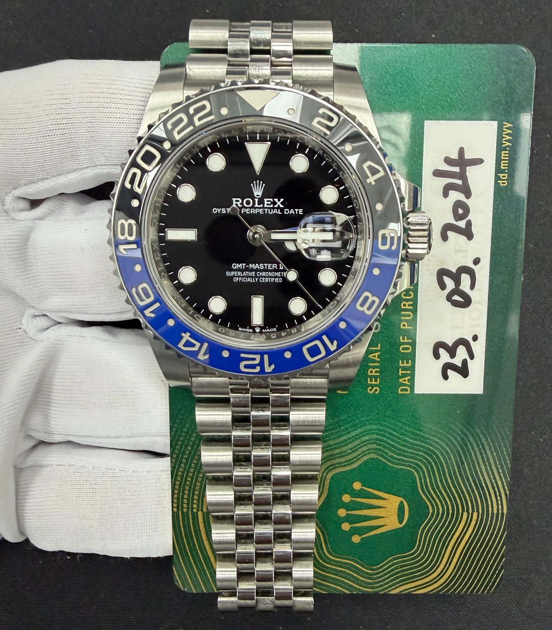 ROLEX GMT MASTER II 126710BLNR